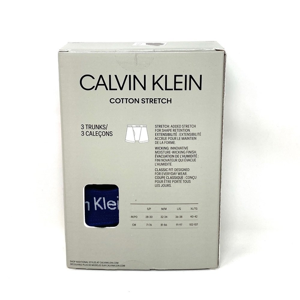 💖MEGA SALE💖Calvin Klein NB2615914 3-pack cotton Trunk Men’s Underwear - Picture 7 of 7